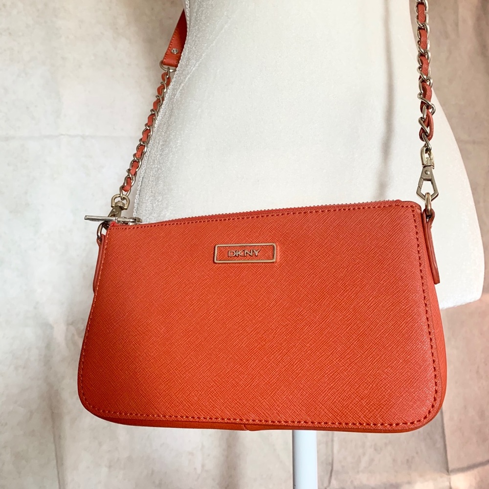 DKNY Crossbody Purse Orange/Red